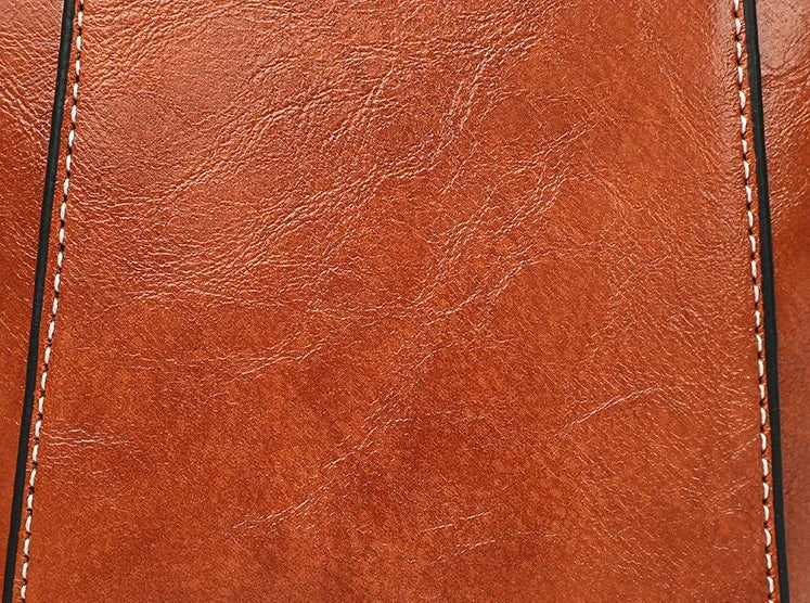 Single Shoulder Leather Crossbody Bag