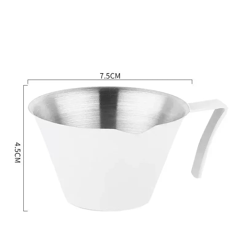 Stainless Steel with Measurement Espresso Extraction Cup