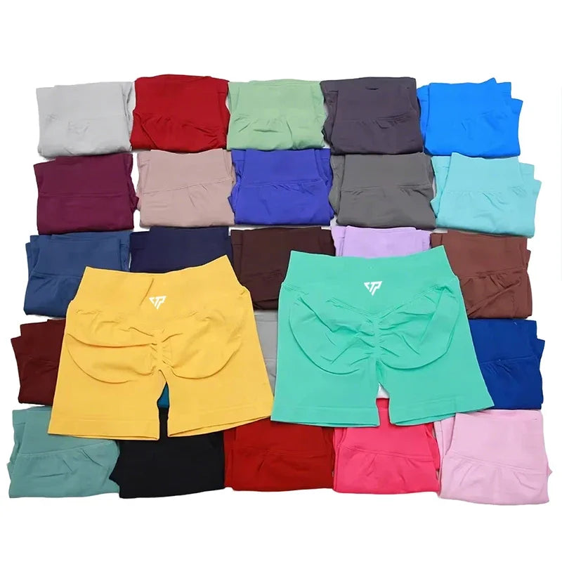 Keep That Pump Fitness Seamless Scrunch Shorts