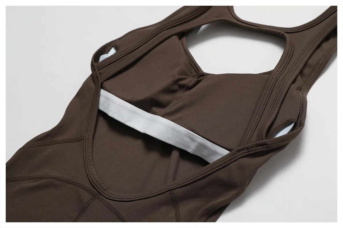 One Piece Activewear Legging Jumpsuit