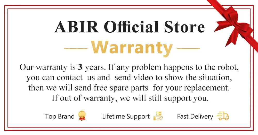 ABIR WD8 Wet Or Dry Robot Window Vacuum Cleaner ,Laser Sensor By App & Remote Control