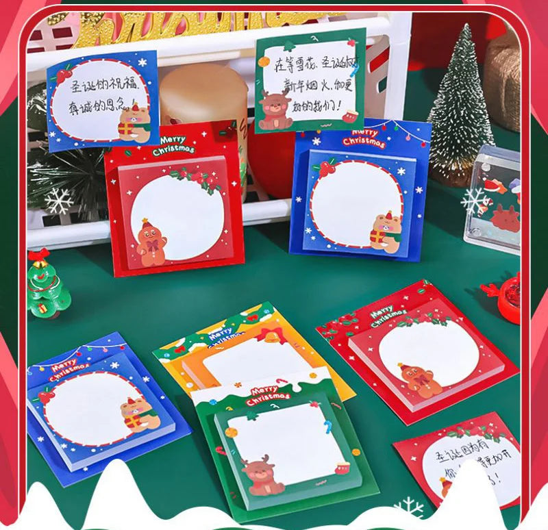 1 Piece Christmas Sticky Notepads.