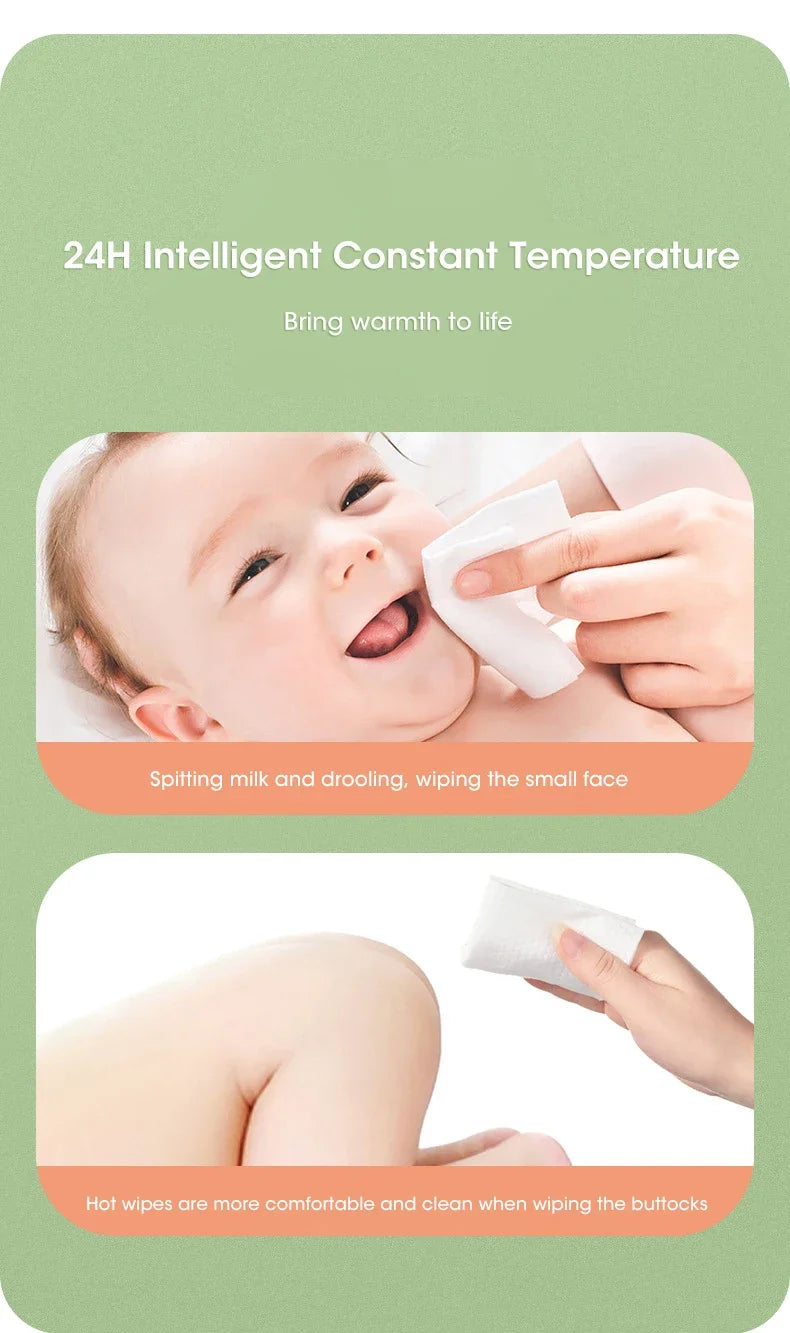USB/LED Baby Wet Wipe Warmer Dispenser