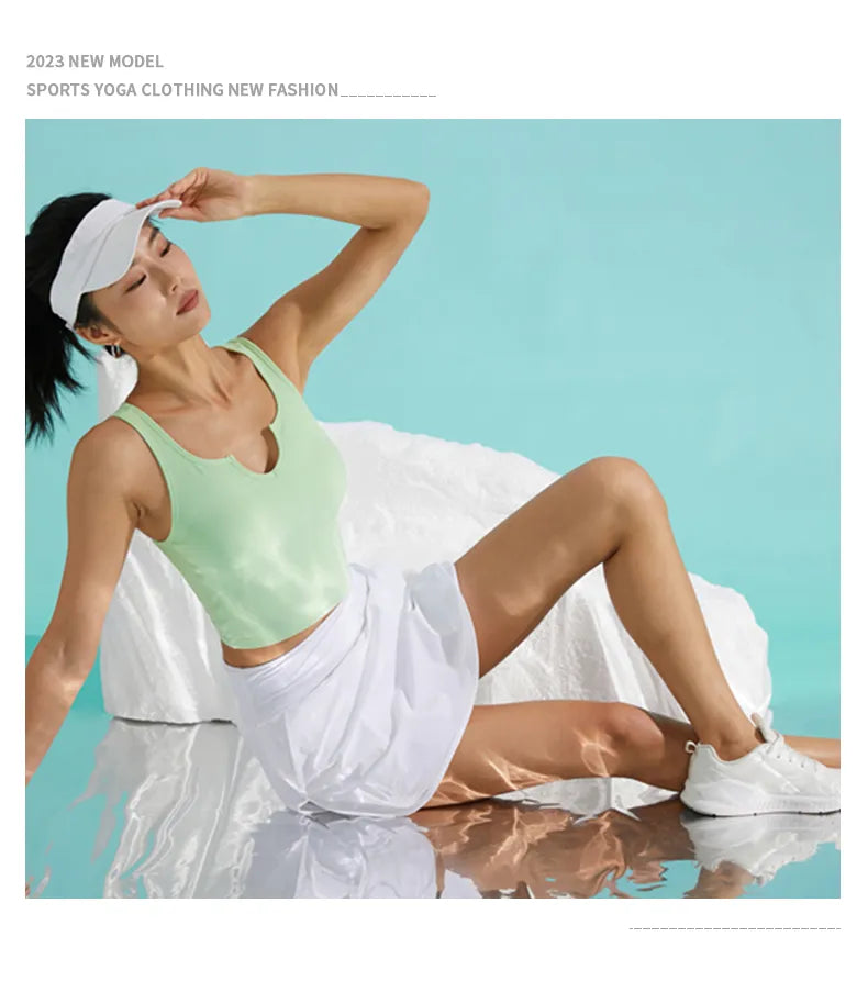 WISRUNING Skort For Badminton Or Tennis