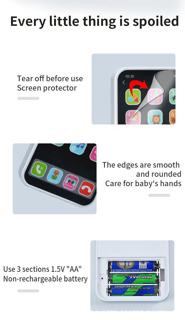 Children Multi-mode Touchscreen Simulation I phone