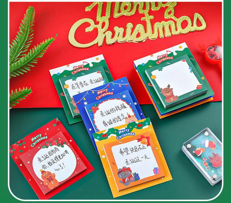 1 Piece Christmas Sticky Notepads.