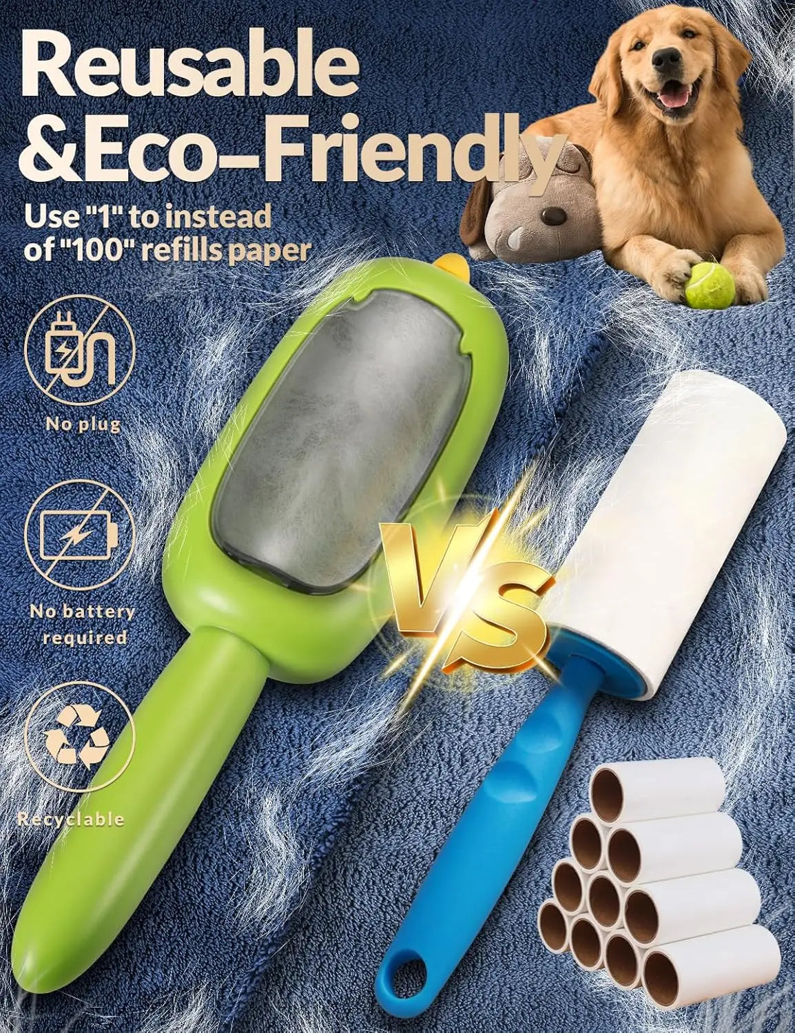 Reusable Lint Or Pet Hair Remover