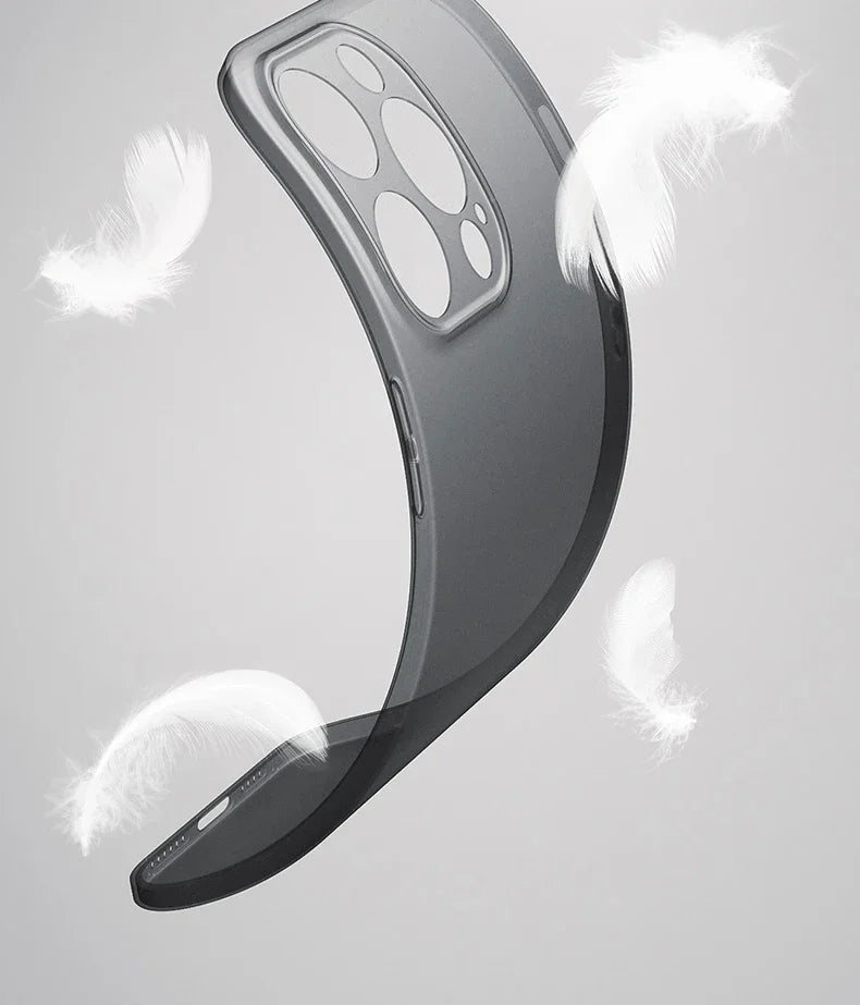 0.3mm Matte PP Hard Ultra Slim Phone Case For iPhone 17 16 15 14 Pro Max 16 Plus