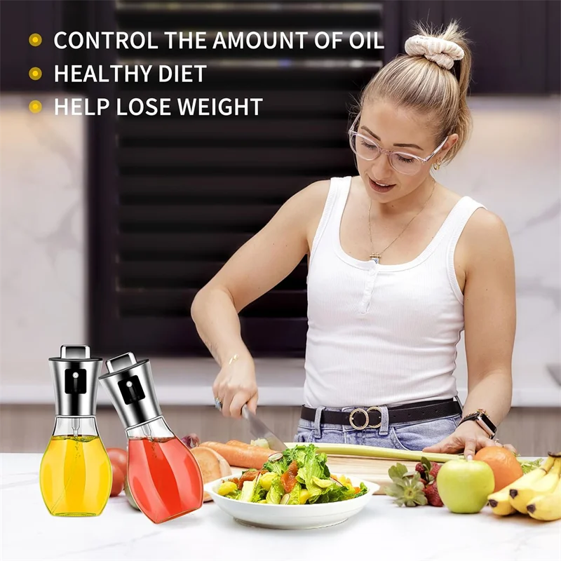 200ml glass Olive Oil Sprayer For Cooking Vegetables