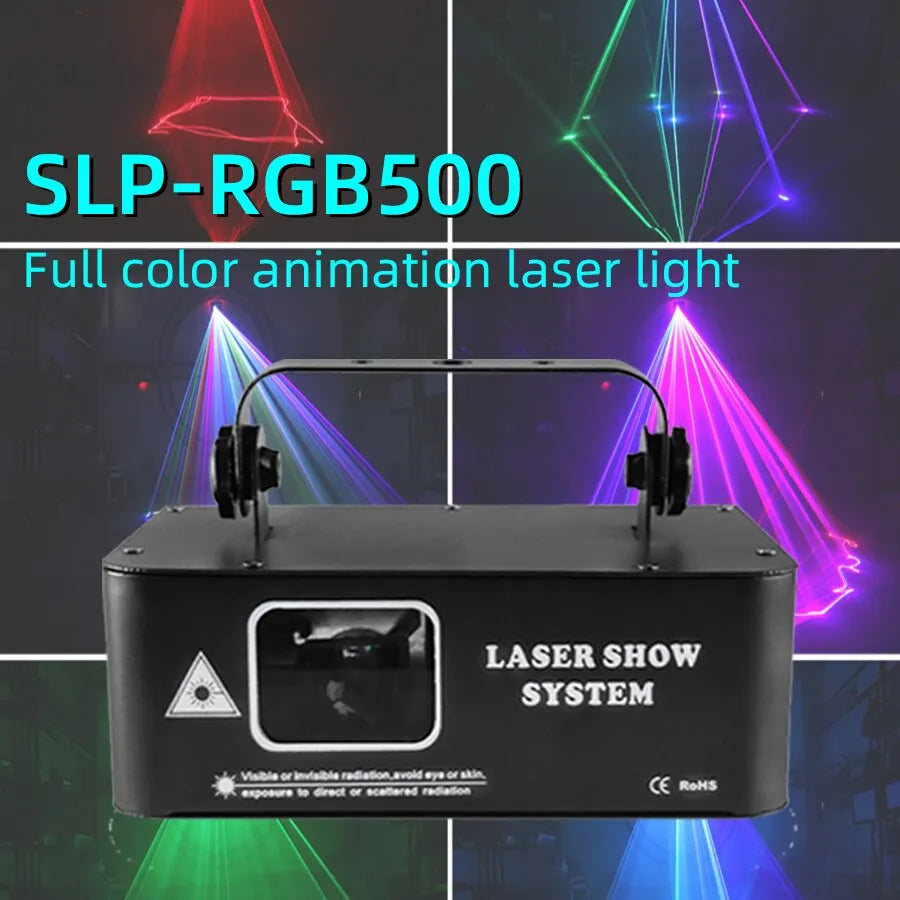 RGB 500MW Laser Beam Light Projector DMX For Dance Parties