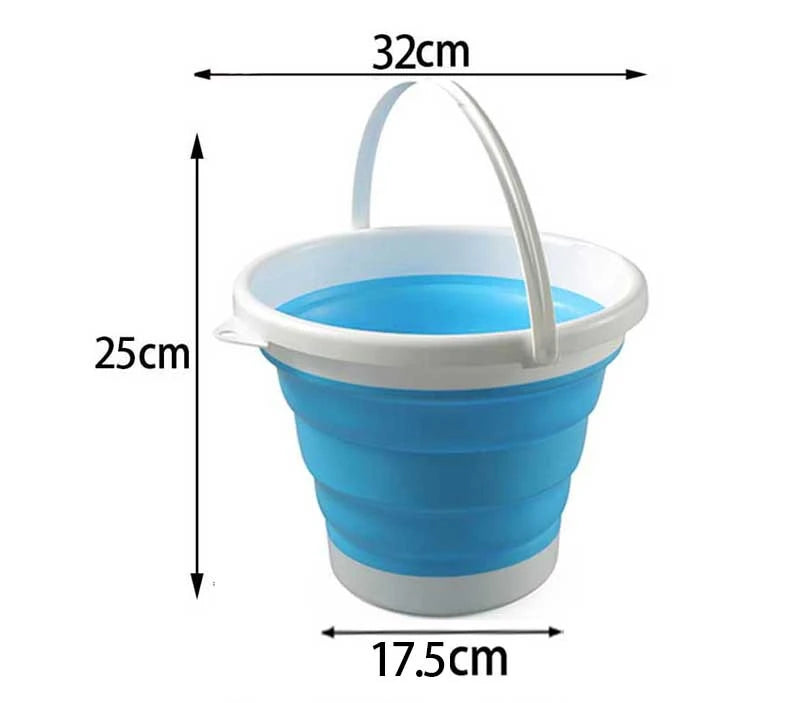 3L/5L/10L Multi-purpose Silicone Folding Bucket
