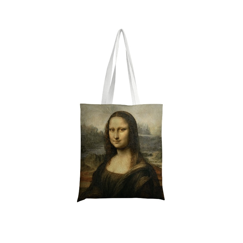 Van Gogh Oil Painting Canvas Shoulder Bags.