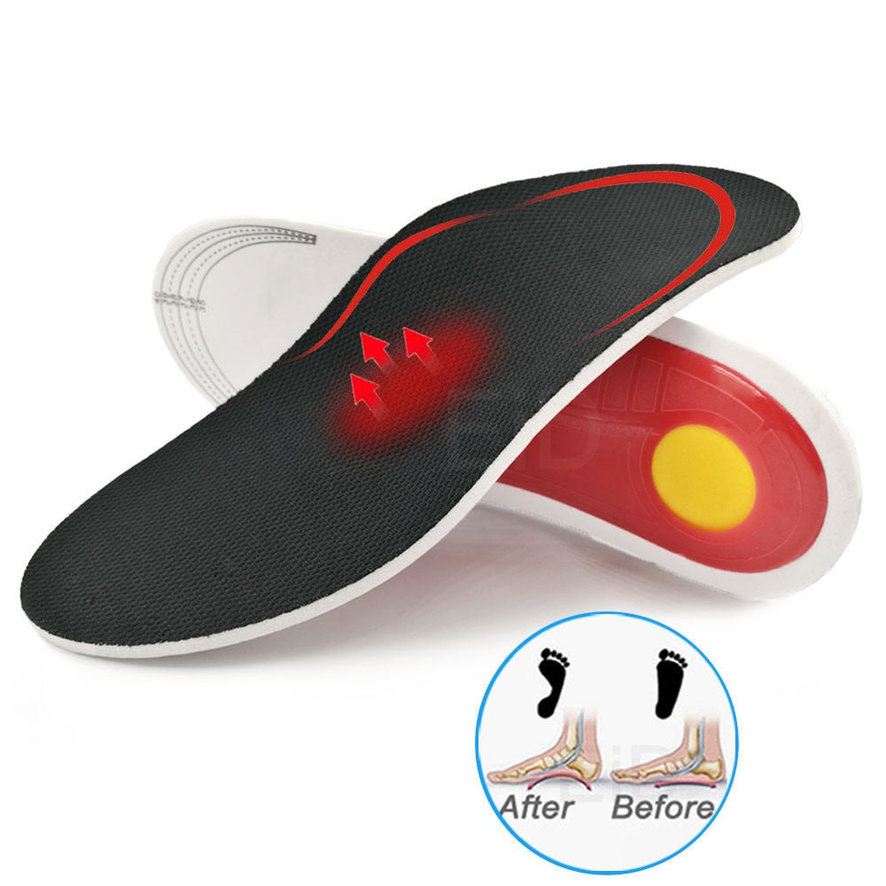 Unisex EiD Premium Orthotic Gel High Arch Support Insoles.