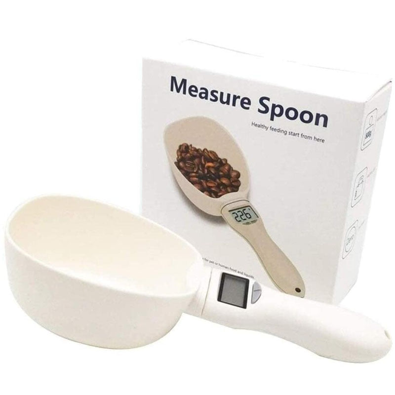 Digital Weighing Scale Measuring Spoon. Great in the Kitchen and for Measuring Pet Food. Battery not Included.
