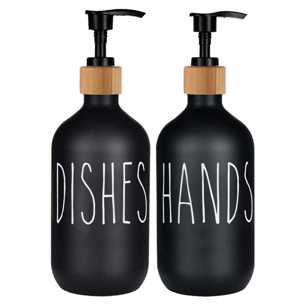 Matte Black Soap Dispensers