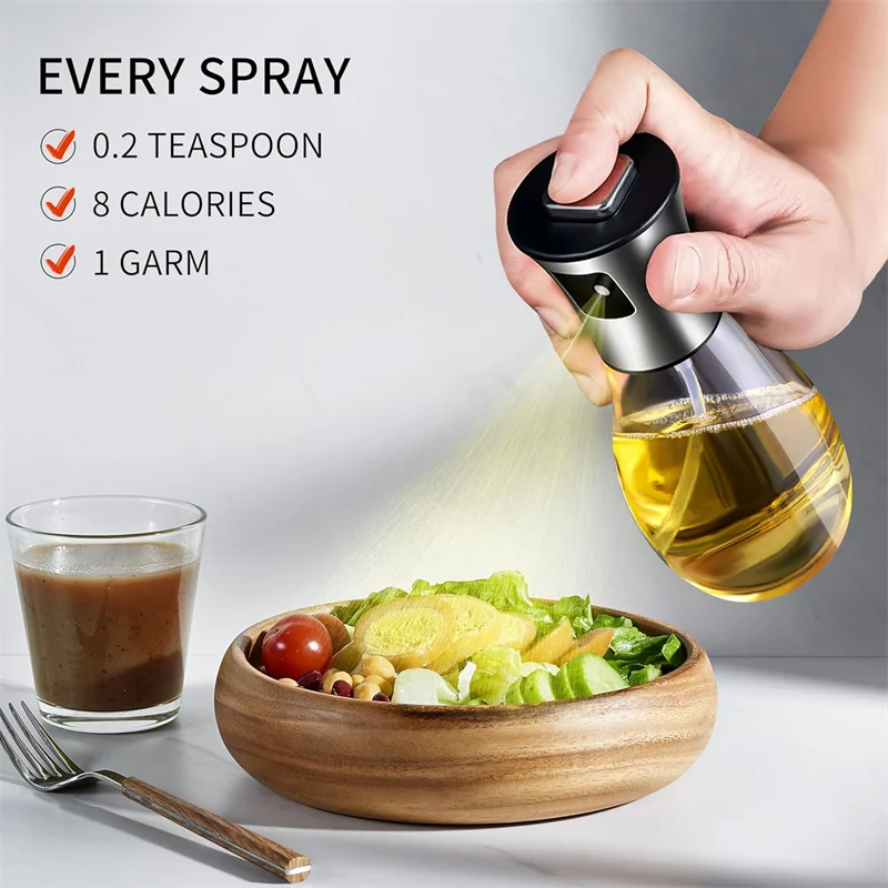 200ml glass Olive Oil Sprayer For Cooking Vegetables