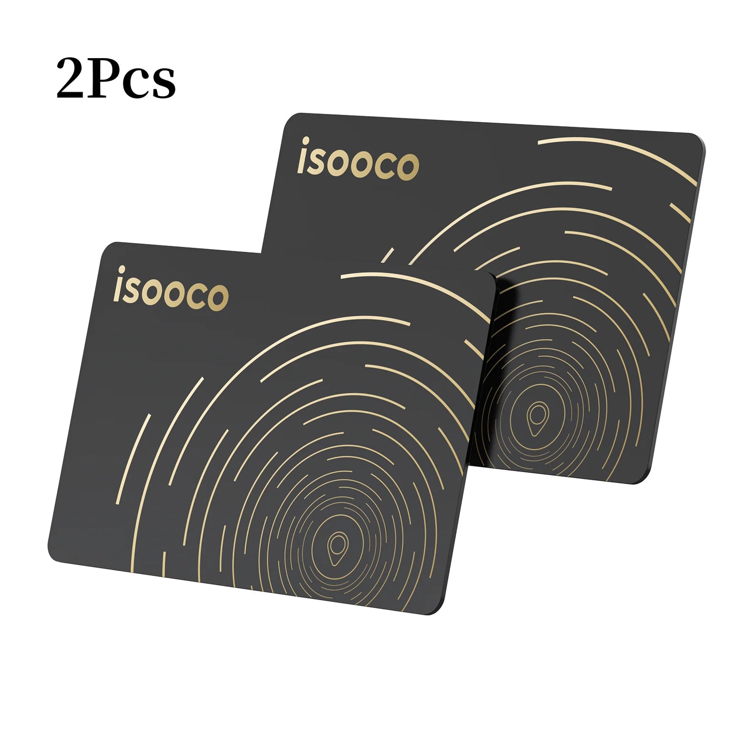 isooco Ultra-thin No Charging Wallet GPS Locator With Bluetooth Pairing Find My (IOS Only)