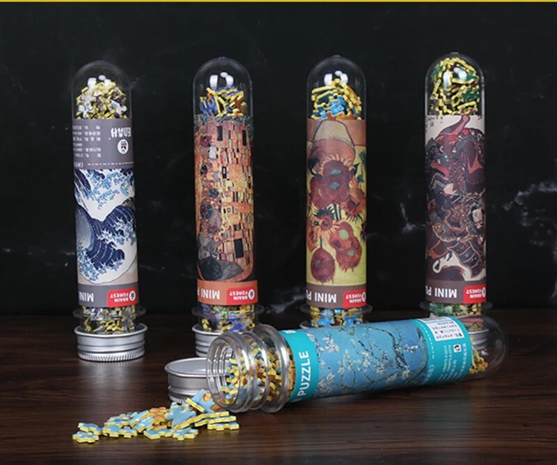 150 Pieces Mini Test Tube Jigsaw Puzzles.