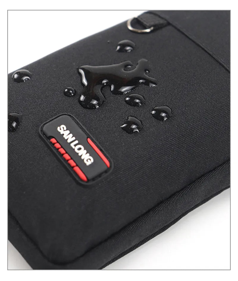 Women or Men's Single/double Layer Waterproof Waist Bag Purse.