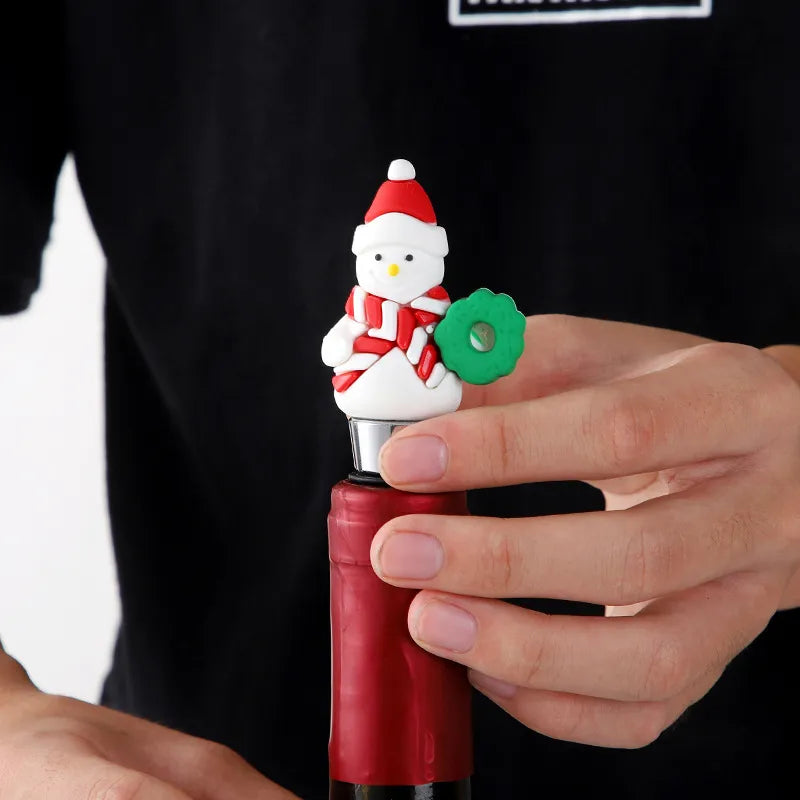 1PC Christmas/Halloween Wine/Champagne Stoppers.