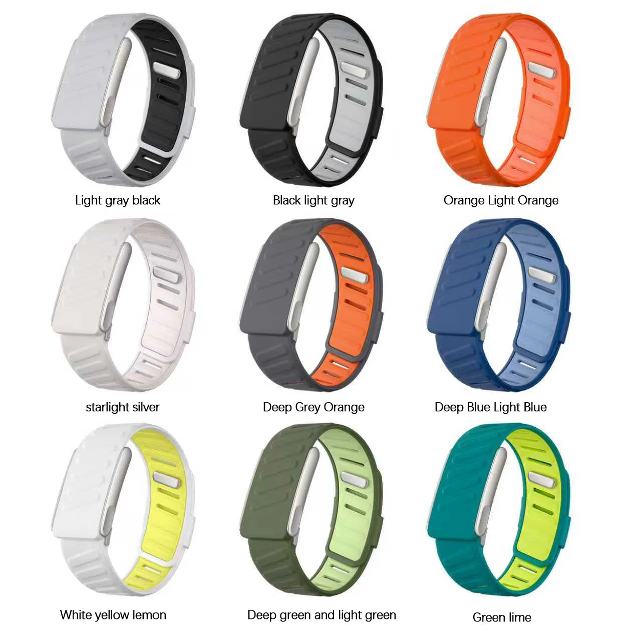 WHOOP Adjustable Silicone Waterproof, Sweatproof Sport Flex Wrist Band For 5.0