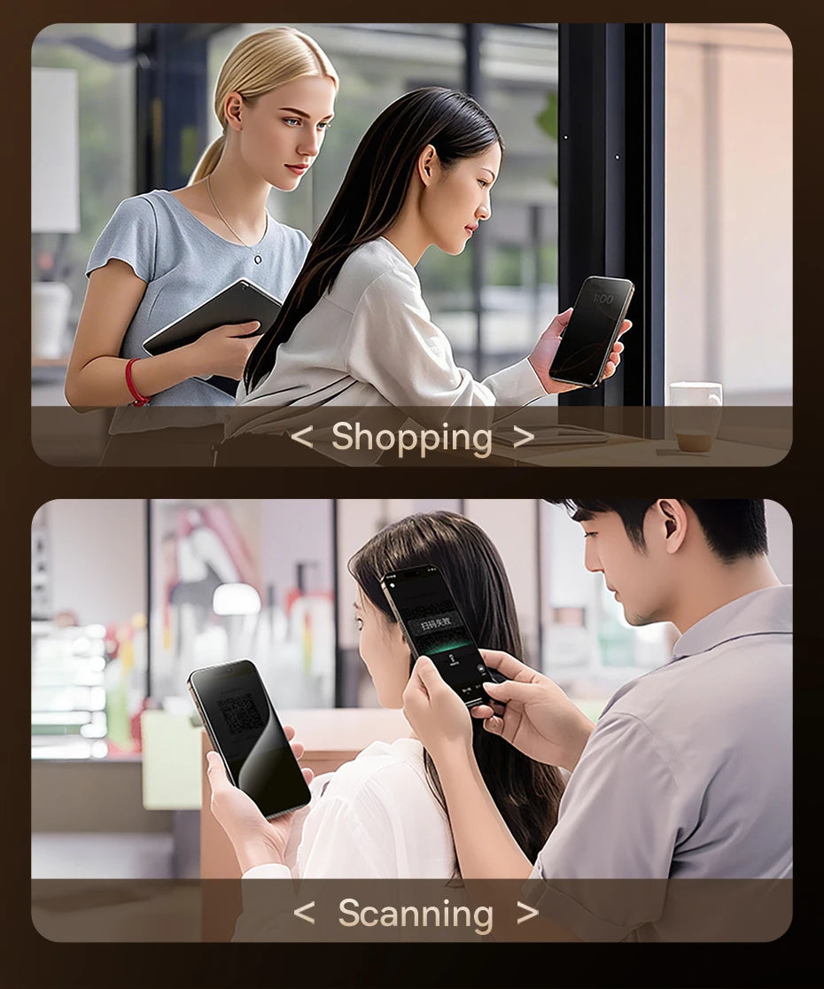 Baseus 1Pcs Privacy Screen for iPhone 17 Pro Max Anti Peeping Tempered Glass