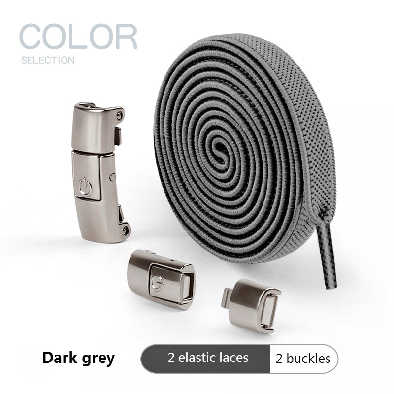 8MM Widened Flat Press Lock Shoelaces.