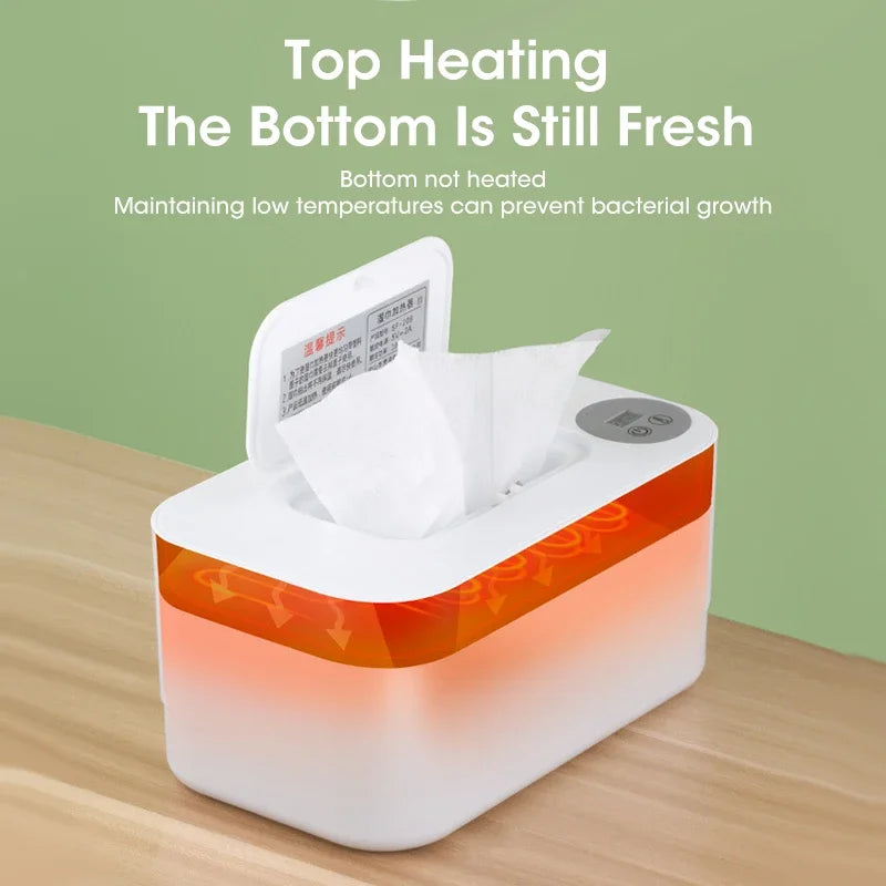USB/LED Baby Wet Wipe Warmer Dispenser