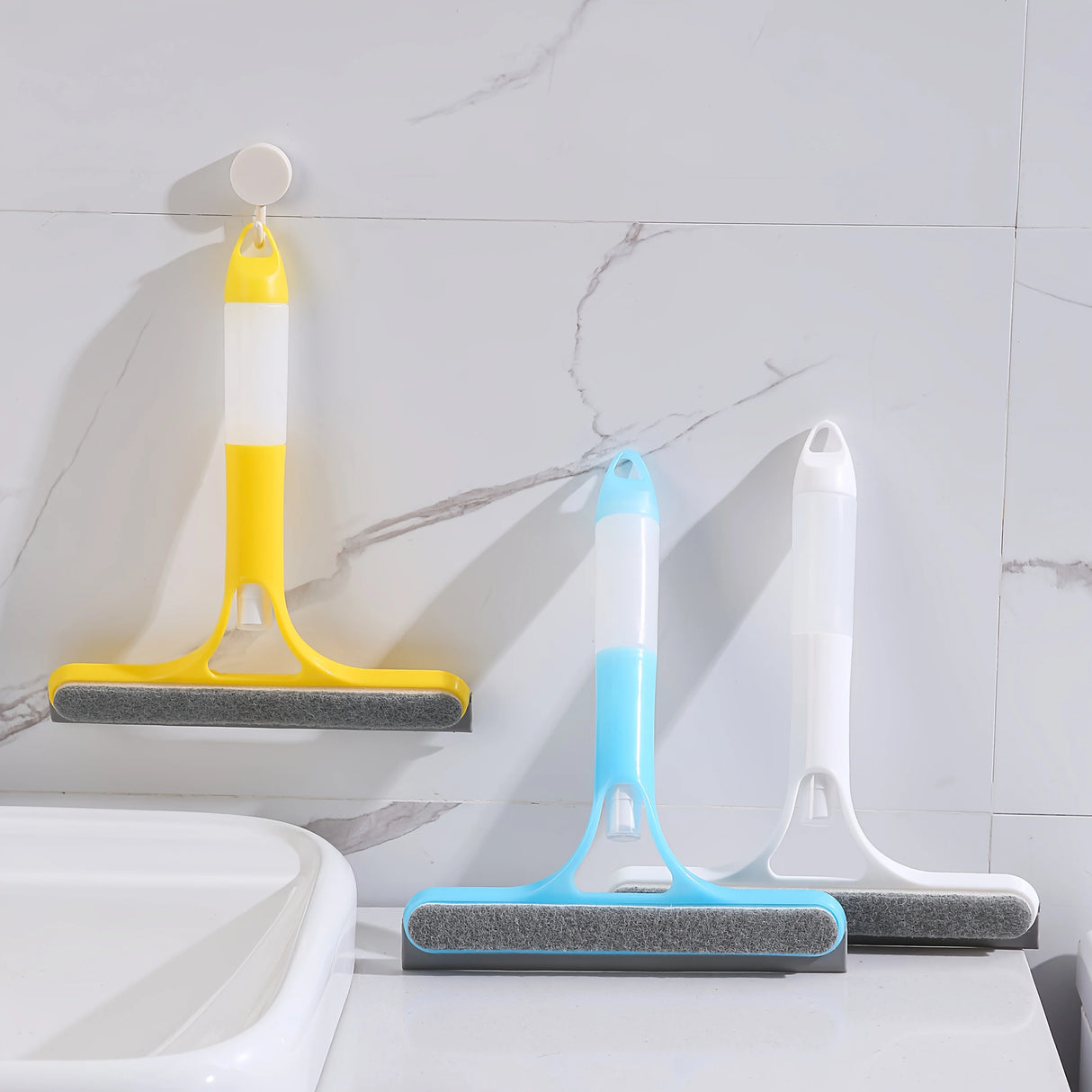 3-in-1 Water Wiper Squeegee For Shower and Glass Surfaces