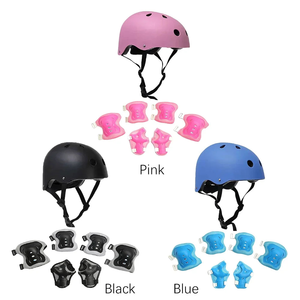 Children's Protective Body Gear And Breathable Helmet With EPS material for cushioning and shock absorption