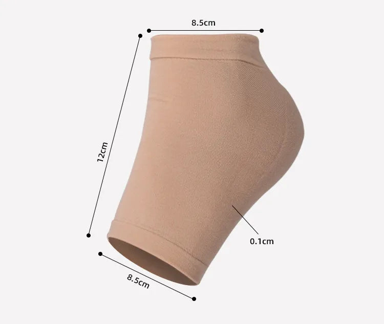 2PCS Moisturizing Gel Heel Socks For Repair Of Cracked Skin