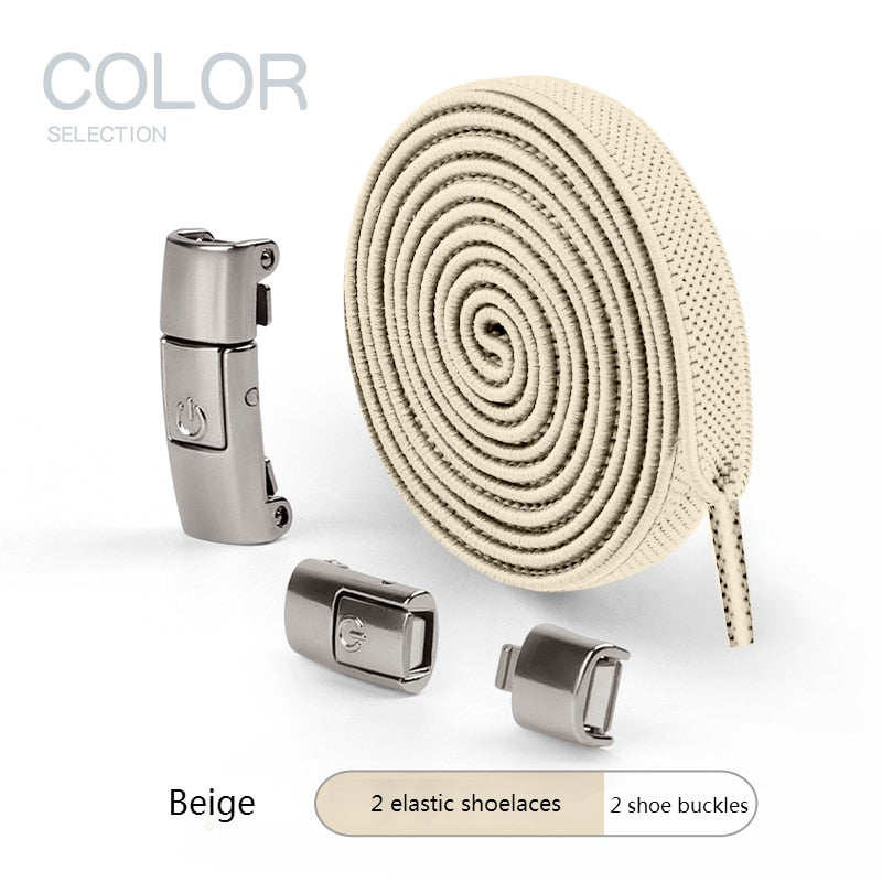 8MM Widened Flat Press Lock Shoelaces.