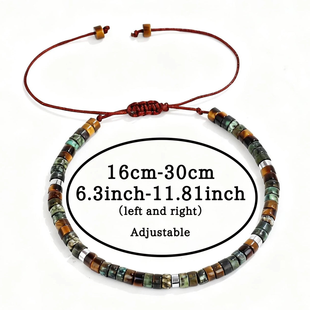 Women's Adjustable Rope Closure Beach Anklet