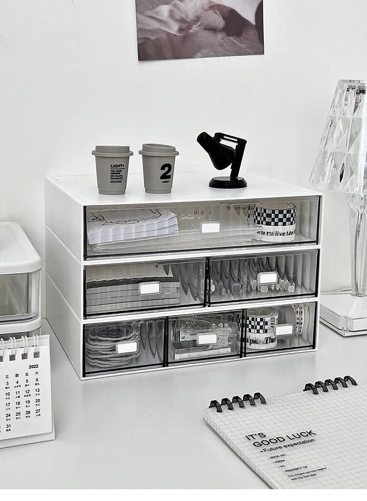 1,2 Or 3 Drawer Desk, Makeup Or Storage Organizer.