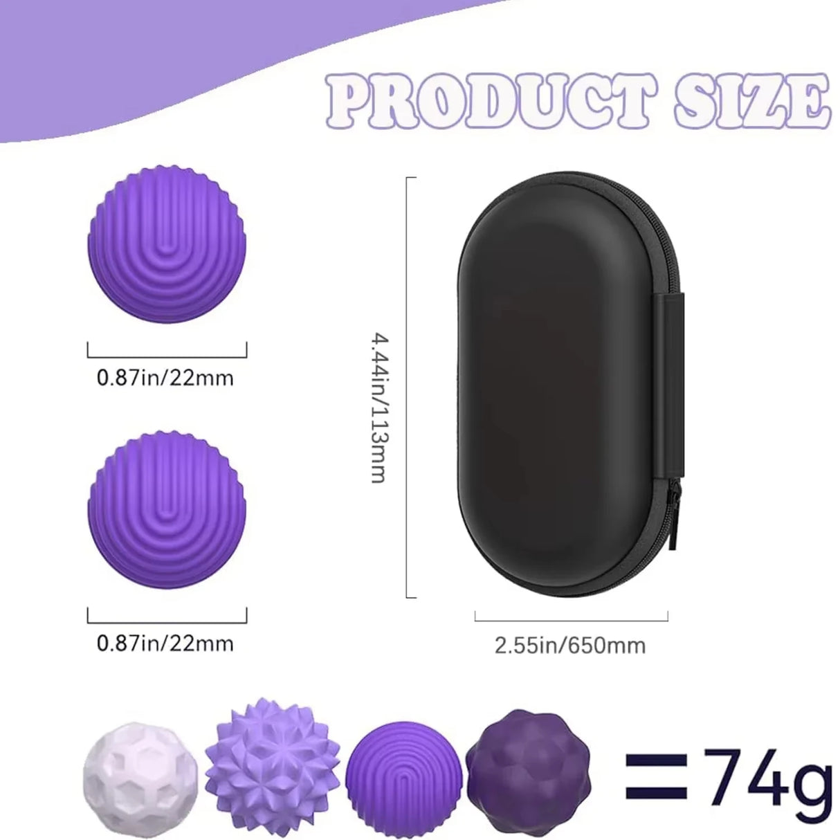 Magnetic Silicone Sensory Anxiety Relief Balls