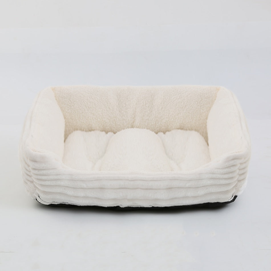 Pet Square Plush Kennel Bed Cushion.