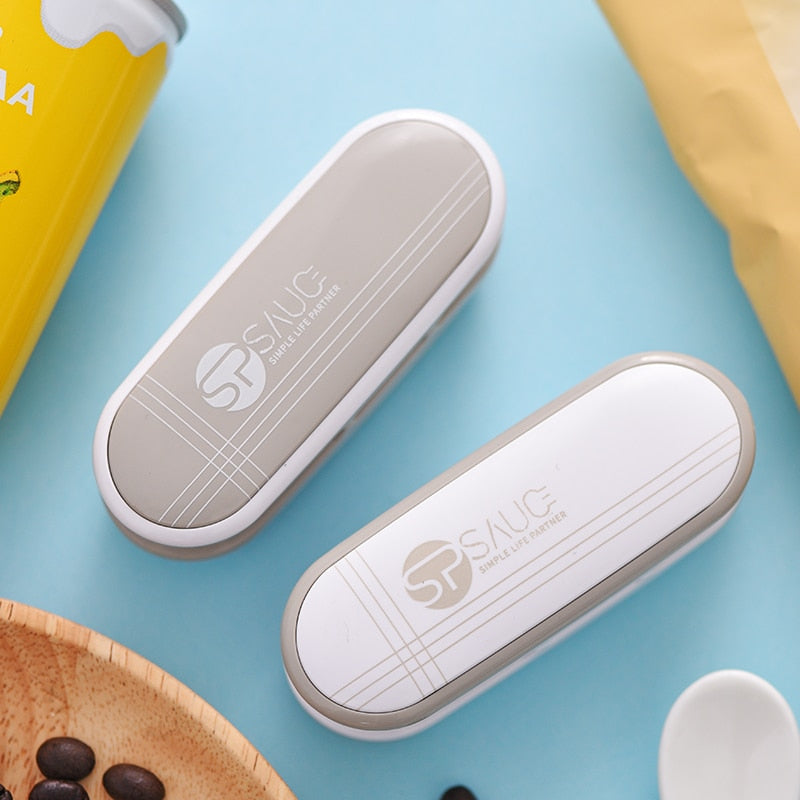 Mini vacuum heat sealer. Great to reseal snack bags etc.