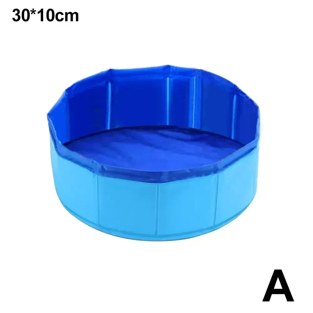 Foldable Pet Pool With Toys