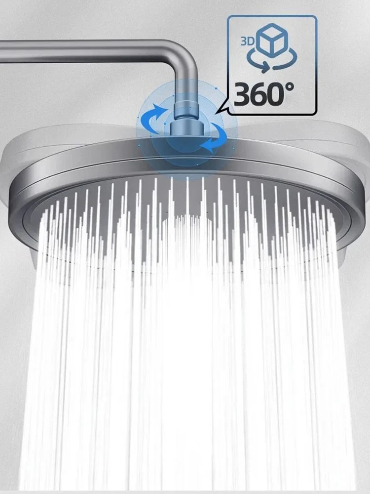 6 Mode 230mm Big Panel Showerhead