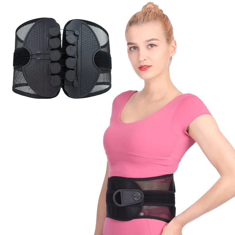 New Double Pull Waist/Back Brace For Lumbar Posture Support