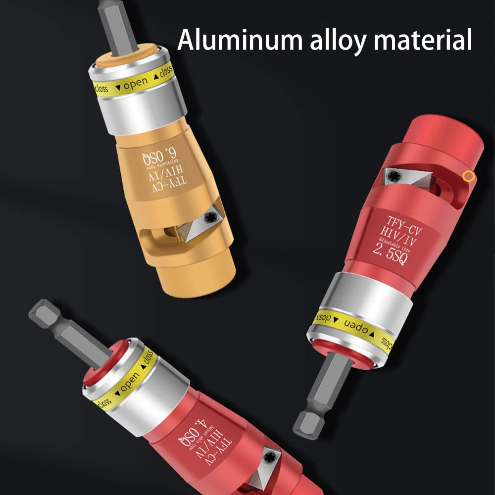 Electrician Wire Stripper For Quickly Stripping Wire With Hand Drill