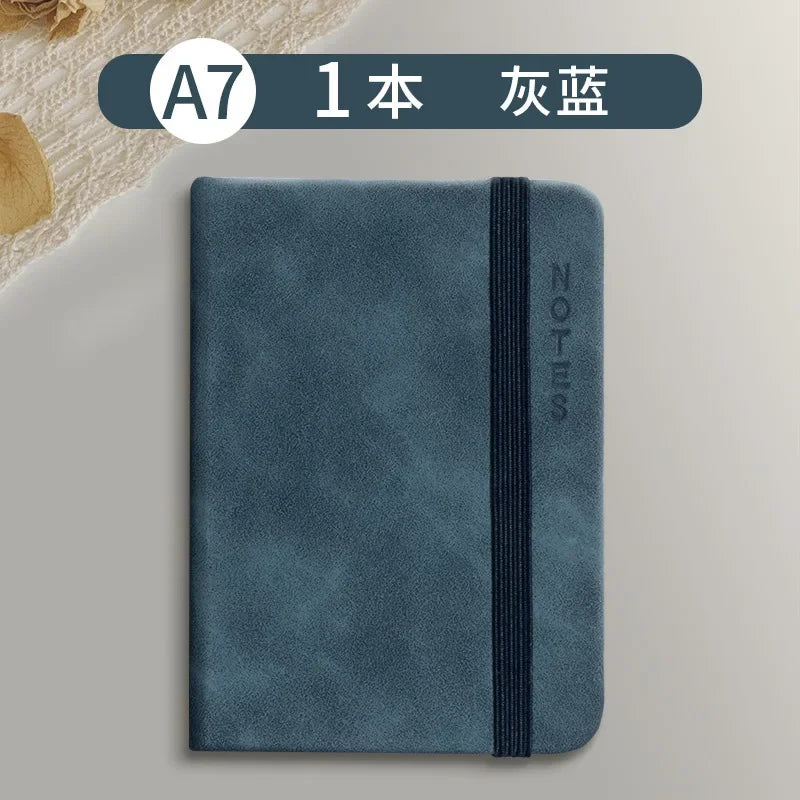 Handmade Leather Mini A7 Pocket 80 page Notebook