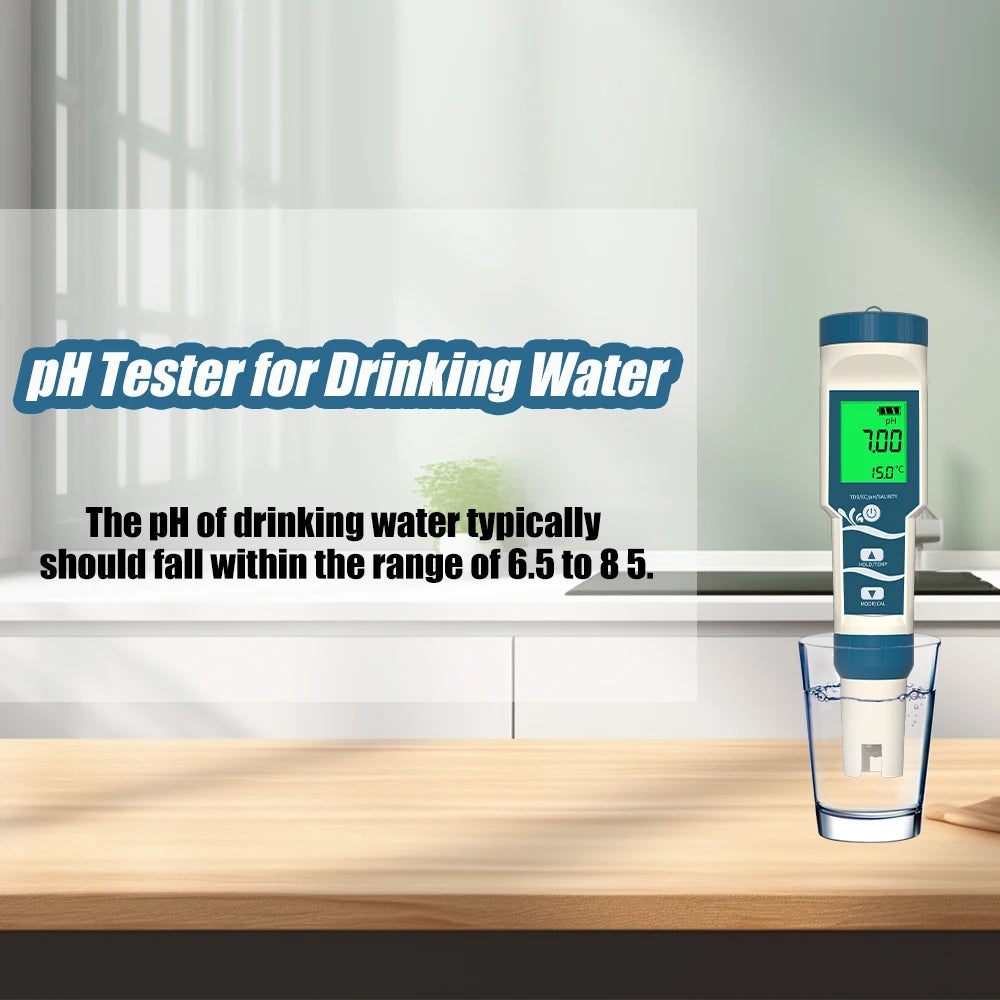 Yieryi Digital Hydrogen Water Tester PH/ORP/Temp/H2 Water ppb ppm Meter with ATC 0.01 Resolution