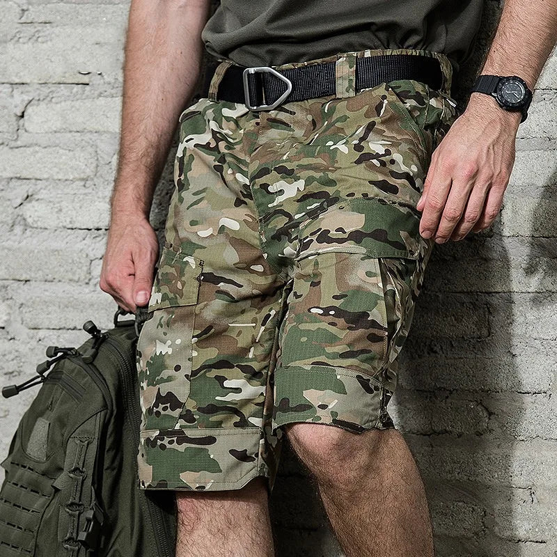Men's Casual Multiple Pockets Cargo Shorts