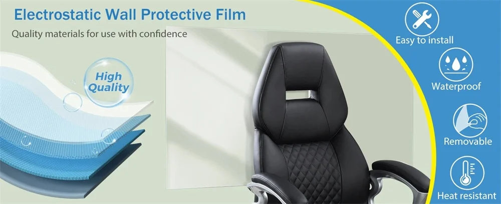2/3/5/10M Electrostatic Wall Protective Clear Film