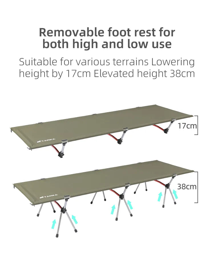 TARKA Folding Camp-cot For Camping And Fishing