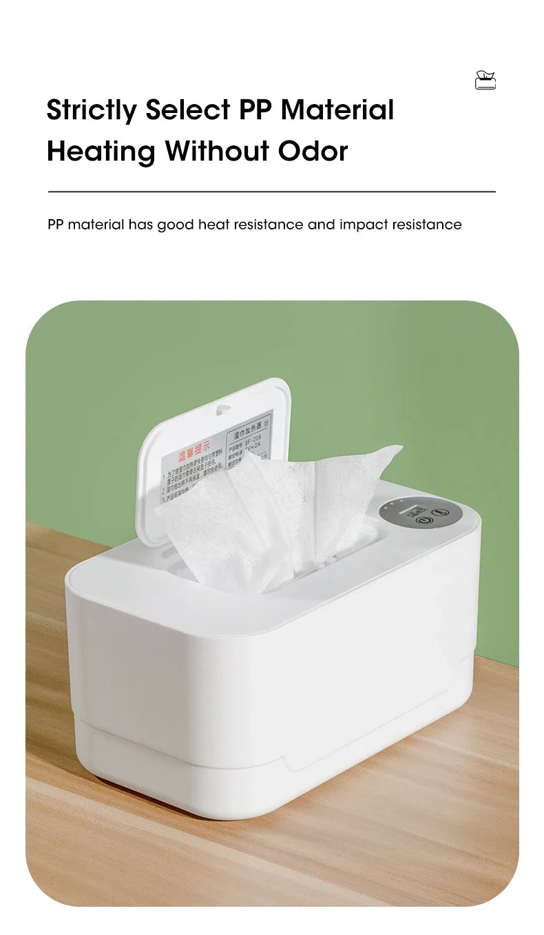 USB/LED Baby Wet Wipe Warmer Dispenser