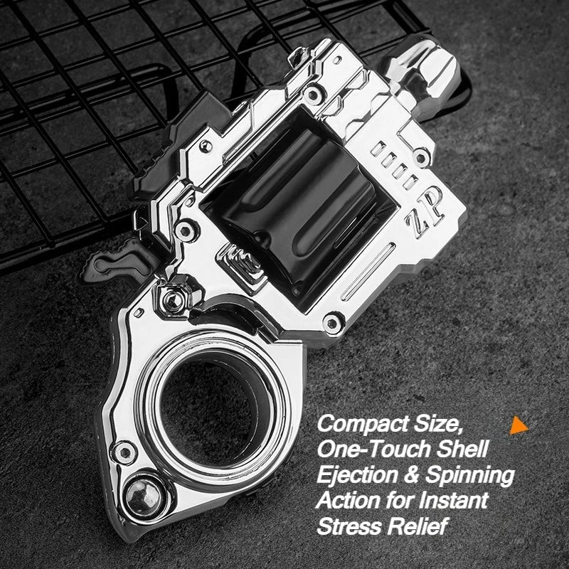 Metal Fidget Spinner Revolver For Stress Relief