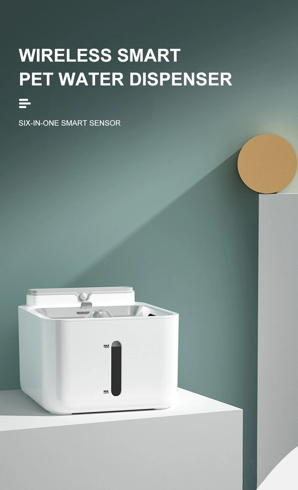 Wireless Rechargeable Pet Water Fountain