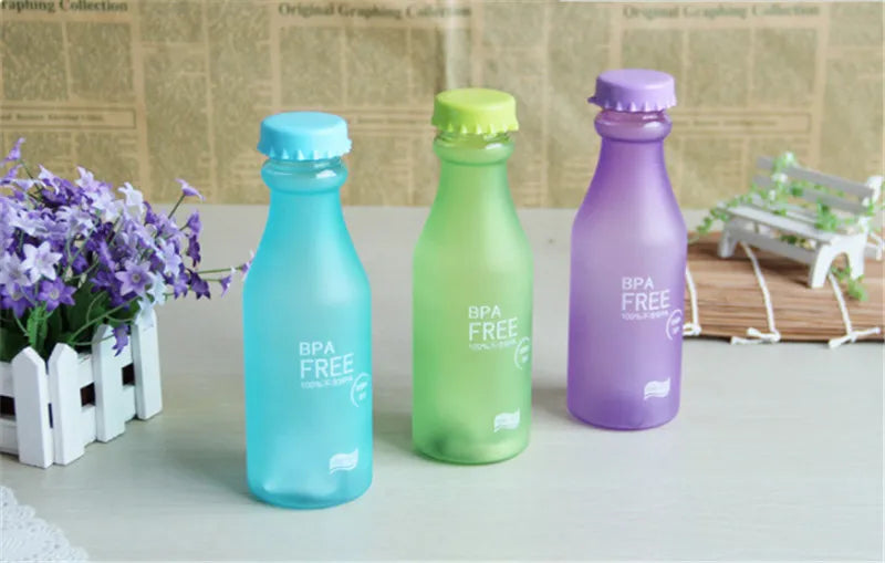 550ML BPA Free Screw Top Water Bottle For Travel, Sports OR Camping.